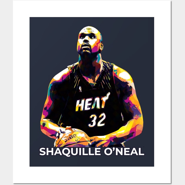 Shaquille O'Neal Wall Art by Creativedy Stuff